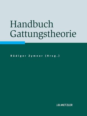 cover image of Handbuch Gattungstheorie